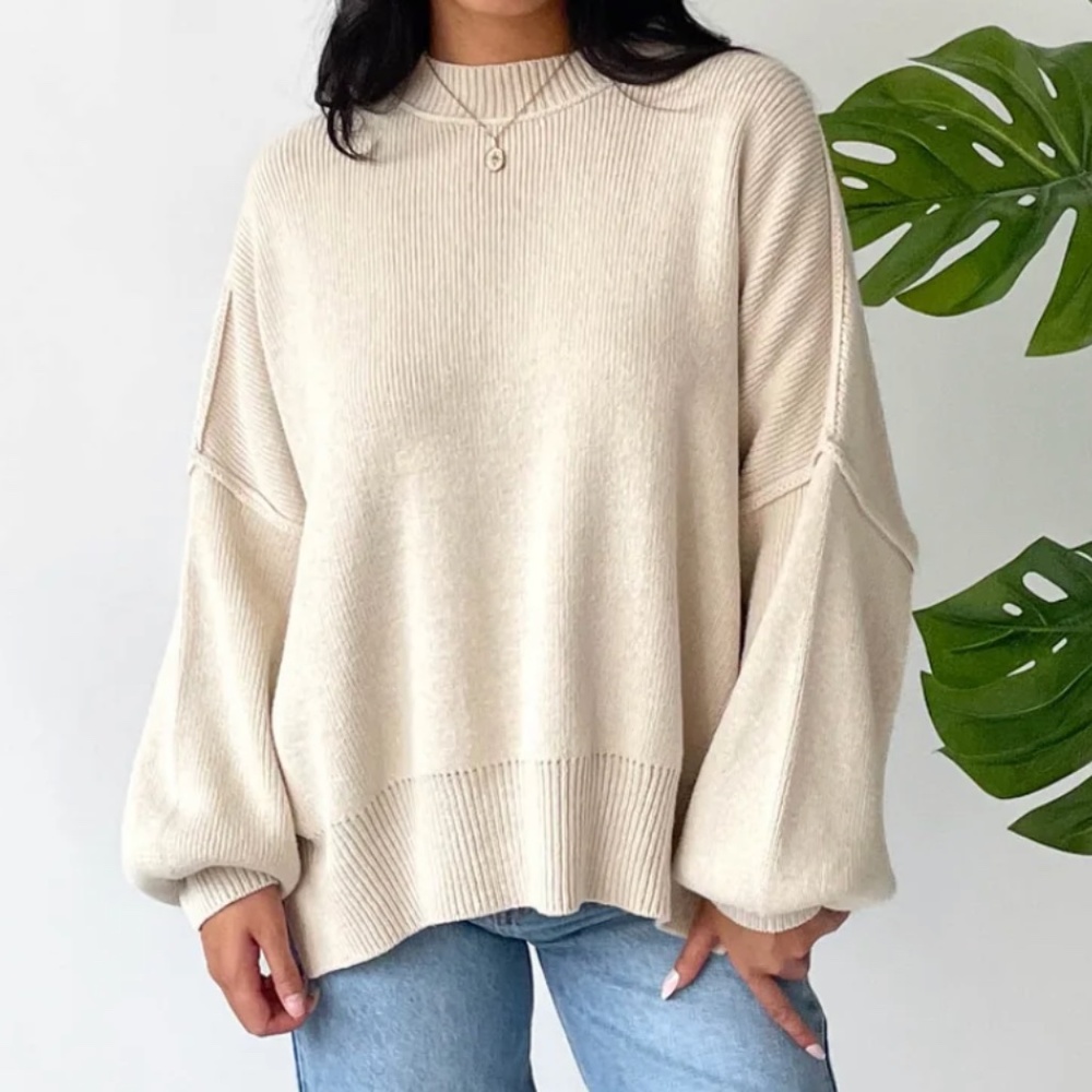 **BRAND NEW WITH TAGS Grey Bandit Martha Sweater Taupe